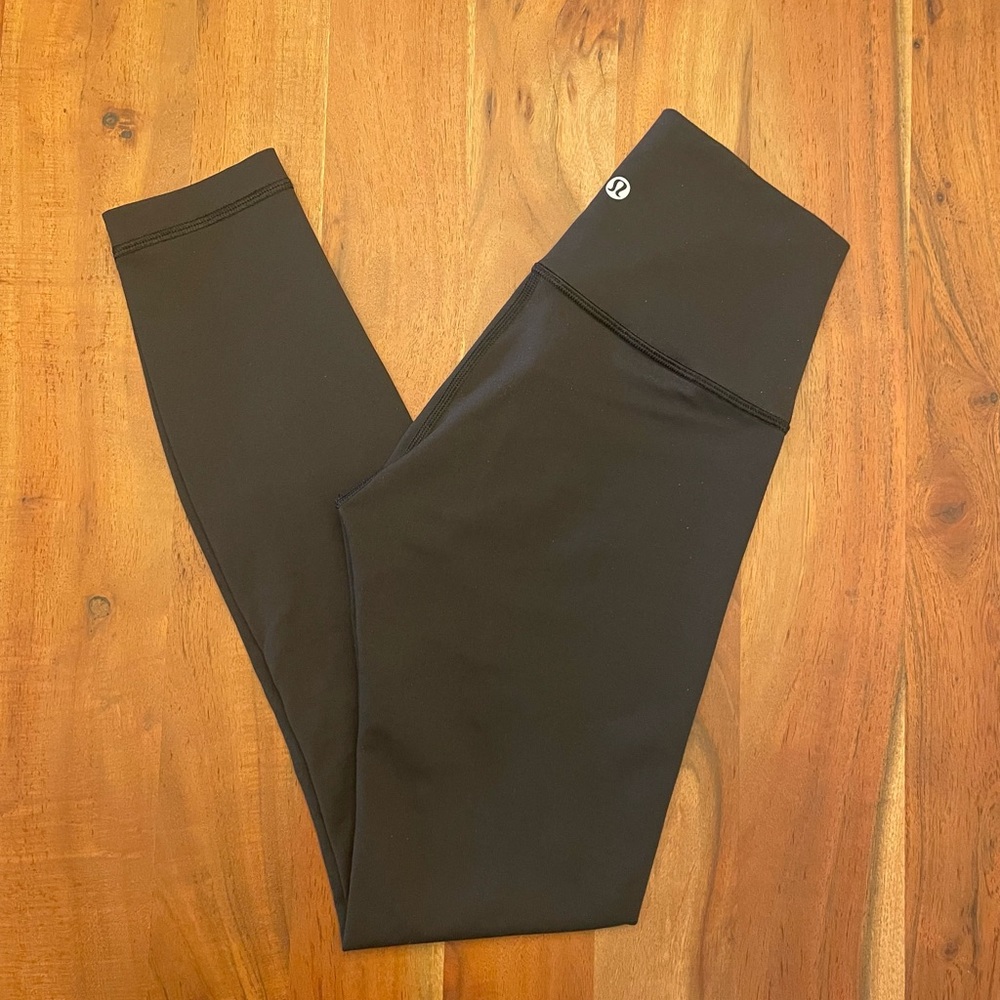 Lululemon Wunder Under Luon 25in Tights Black Size 2